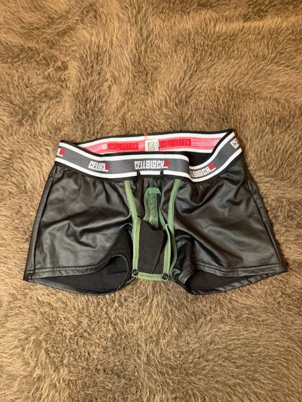 Barcode Berlin Mijail Boxer Black Green NWT Men’s XL Rare 91696 - Picture 5 of 12